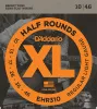 EHR310 Half Round Комплект струн для электрогитары, Regular Light, 10-46, D'Addario