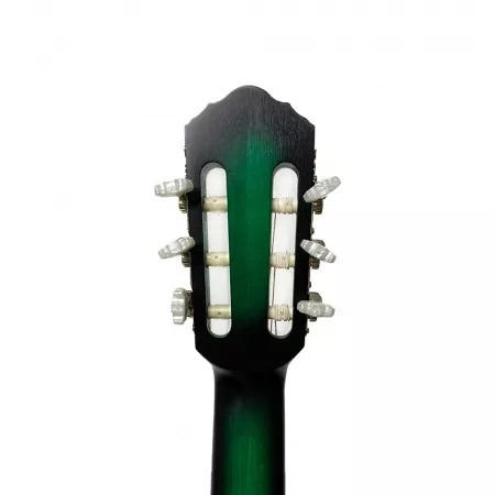 Гитара классическая 3/4, зеленая, Кунгурская Акустика, K-Green-3/4