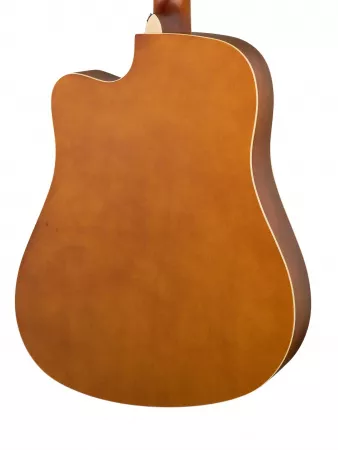 Акустическая гитара, с вырезом, красный санберст, Naranda, HS-4140-MAS