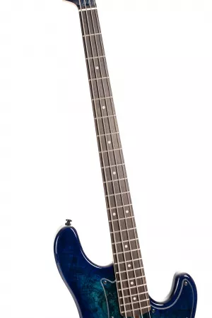GB Series Бас-гитара, синяя, с чехлом, Cort, GB-Fusion-4-BB-wbag