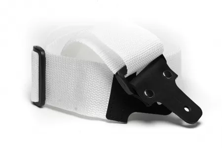 Ремень для гитары, нейлоновый, белый, Mamba straps, MB5011-067