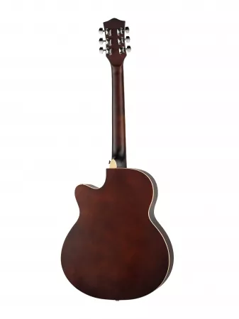 Акустическая гитара, санберст, с вырезом, Foix, FFG-1040SB