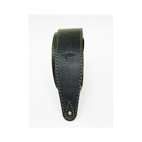 Leather 21 Ремень для гитары, кожаный, зеленый мох, Fidel, FL60034L21L  рис.2 