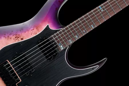 Modern Электрогитара с встроенным процессором, фиолетовая, GTRS, M810-PUBT