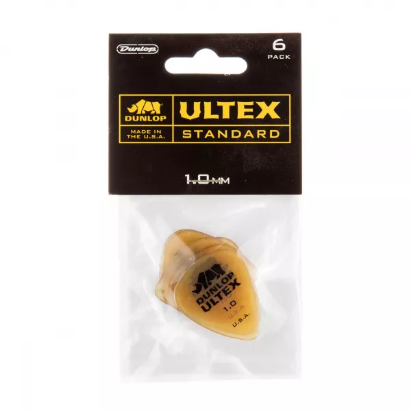 Ultex Standard Медиаторы 6шт, толщина 1,00мм, Dunlop, 421P1.00  рис.2 
