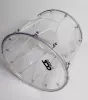 Барабан кавказский 14", акрил 34х36см, с верёвкой, прозрачный, Мастерская Бехтеревых, BKA-14Pv