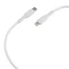 Кабель GP21TL Type-C (m)-Lightning (m) 3.0A 27W силикон белый, GoPower, 00-00028376