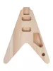 Корпус электрогитары, липа, без отделки, Sunsmile, SFV-09BO