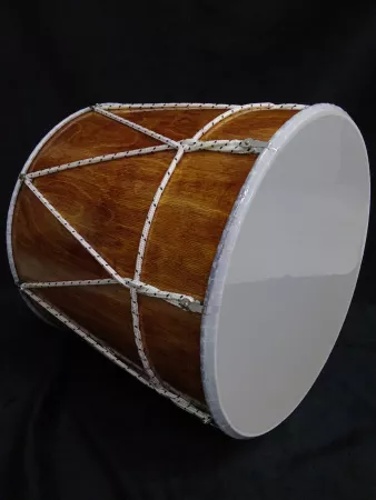 Барабан кавказский 13", лак янтарный, с чехлом, MEZZO, MZ-B13-amK