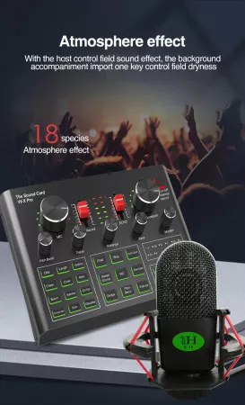 Звуковая карта USB, 16 бит/48 кГц, Foix, V9XPro