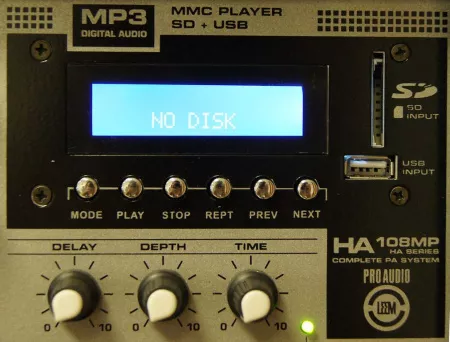 HA-108MP Комплект из микшера 100Вт и 2х акустических систем Leem