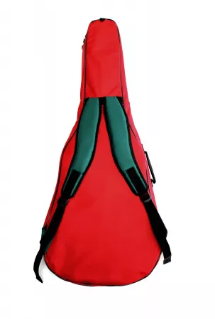 Чехол для гитары дредноут, MEZZO, MZ-ChG-12-3green/red