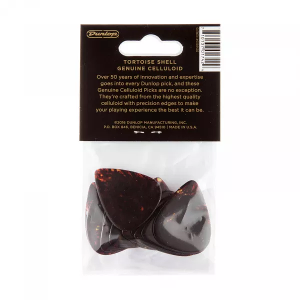 Genuine Celluloid Медиаторы, 12шт, очень толстые, Dunlop, 483P05XH  рис.2 