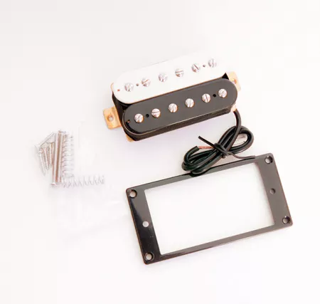 BH-32Neck-ZB Звукосниматель магнитный, хамбакер, нековый, зебра, Belcat