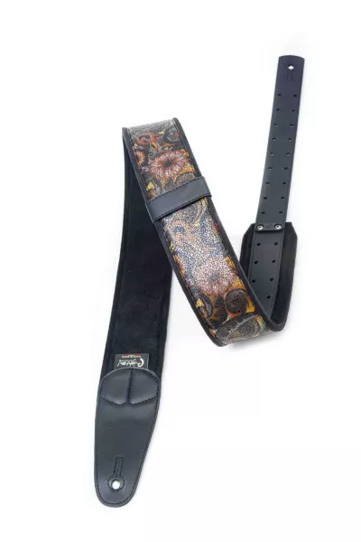 Mojo Crunch Ремень для гитары, текстиль/синтетика, черный, RightOn Straps, 8436612540634  рис.2 