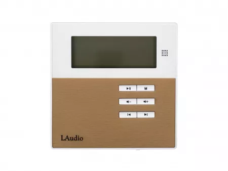 Комплект из 2 потолочных громкоговорителей и настенного усилителя, LAudio, LAMX210SBK