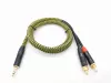 Кабель аудио 3.5мм-2хRCA, 1.25м, в оплетке, ZZcable, G45-3,5-2RCA-0125-Z
