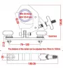 Струбцина крепежная, 42-61мм, LFocus, ZD116P126-L106