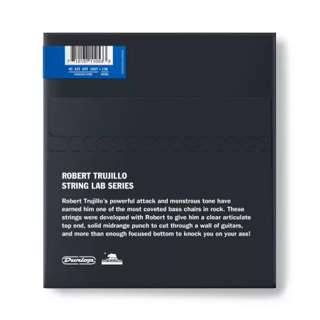 Robert Trujillo Icon Комплект струн для 5-стр бас-гитары, нерж.сталь, 45-130, Dunlop, RTT45130T