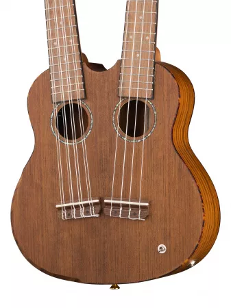 Custom Built Series Укулеле тенор, с двумя грифами 4/8 струн, со звукоснимателем, Ortega, HYDRA