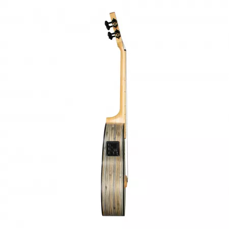 Bamboo Series Укулеле тенор со звукоснимателем, с чехлом, графит, Cascha, HH-2317E
