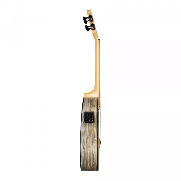 Bamboo Series Укулеле тенор со звукоснимателем, с чехлом, графит, Cascha, HH-2317E  рис.2 