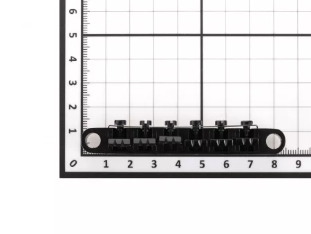 Бридж Tune-O-Matic для 12-струнной гитары, черный, Paxphil, BM120-BK
