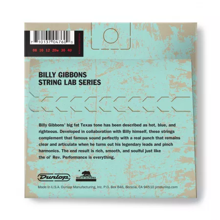Rev. Willy's Lottery Комплект струн для электрогитары, никелированные, Fine, 8-40, Dunlop, RWN0840