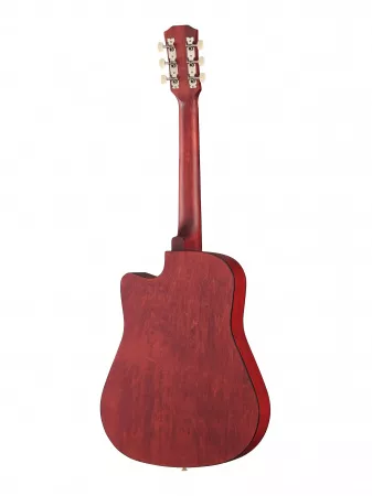 Акустическая гитара, с вырезом, цвет натуральный, Foix, FFG-3810C-NAT