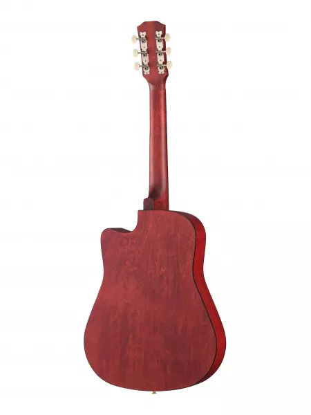 Акустическая гитара, с вырезом, цвет натуральный, Foix, FFG-3810C-NAT  рис.2 