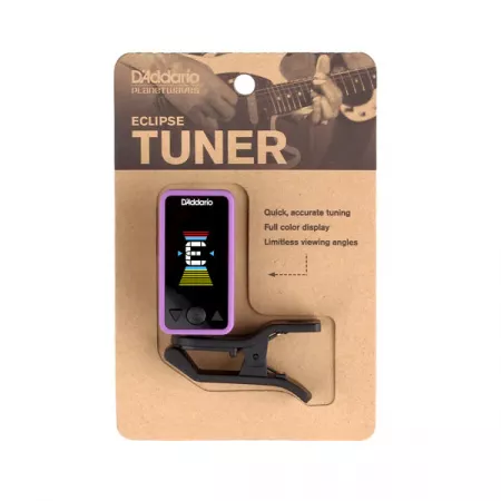 PW-CT-17PR Eclipse Тюнер на прищепке, фиолетовый, Planet Waves