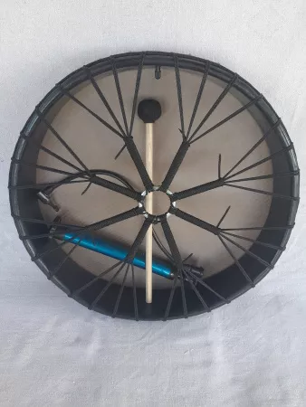 Бубен пневматический, 1 мембрана, синтетика, бежевый, Pangooda Drums, PNG-ПБ-50-Б1