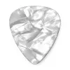 Genuine Celluloid Медиаторы, 12шт, тонкие, белый перламутр, Dunlop, 483P04TH