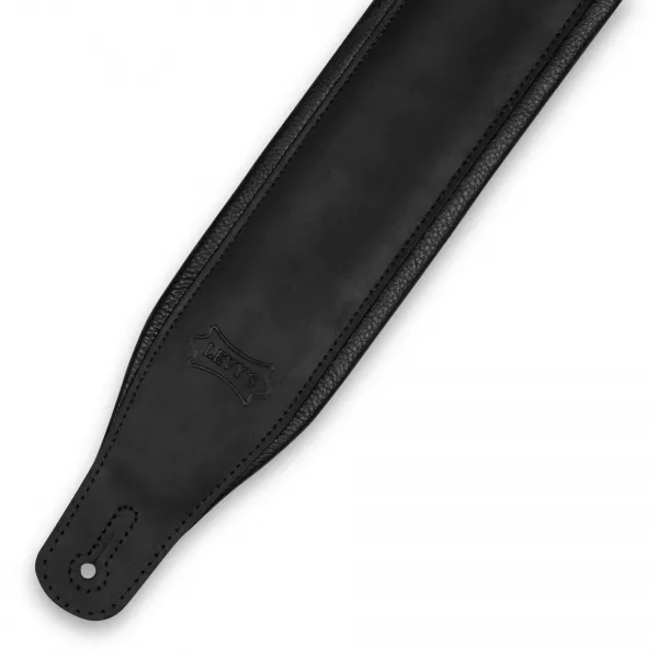 Ремень для гитары, кожаный, черный, Levy's, PM32BH-BLK  рис.2 