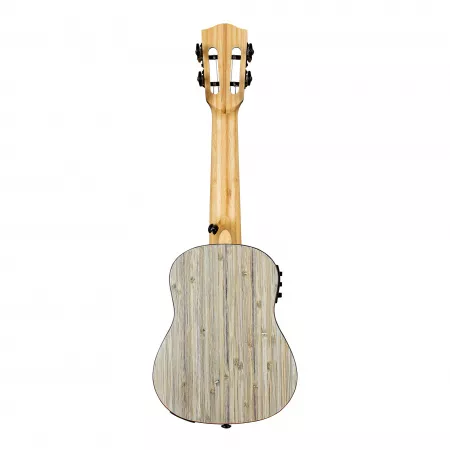Bamboo Series Укулеле сопрано со звукоснимателем, с чехлом, графит, Cascha, HH-2315E