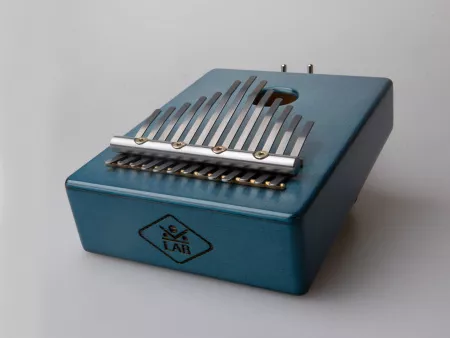 Калимба альта 13, средняя, Ake-bono, синяя, Kalimba LAB, KL-A-A13MAPM-N