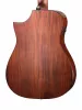 Frank Gambale Luxe Series Классическая гитара со звукоснимателем, с чехлом, Cort, LUXE-NYLON-WCASE-BR
