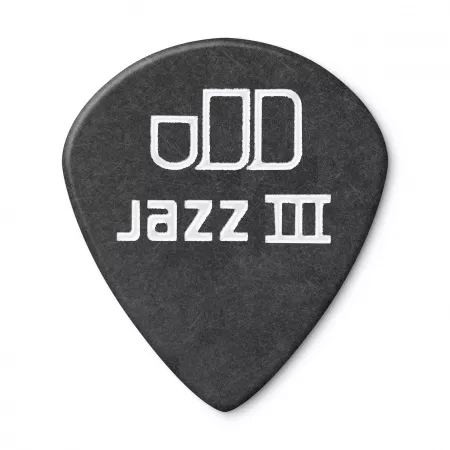 Tortex Pitch Black Jazz III Медиаторы 12шт, толщина 1,14мм, Dunlop, 482P1.14