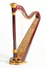 MLH0013 Capris Арфа 21 струнная (A4-G1), цвет - махагони глянцевый, Resonance Harps