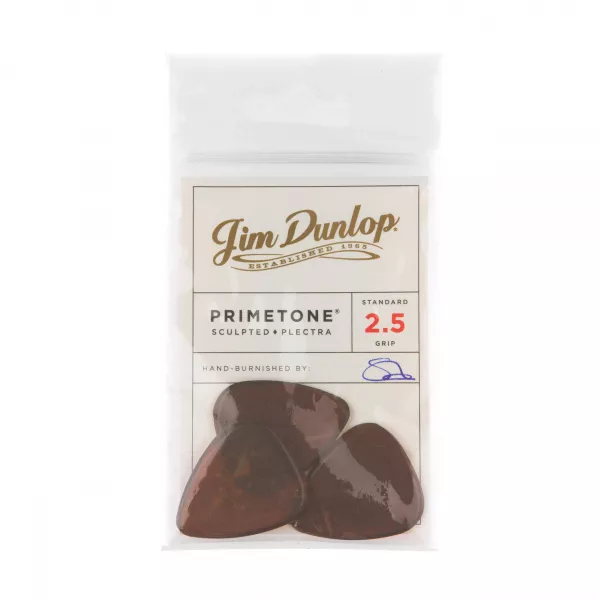 Primetone Медиаторы, 3шт, толщина 2,5мм, с насечкой, стандартные, Dunlop, 510P2.5  рис.2 