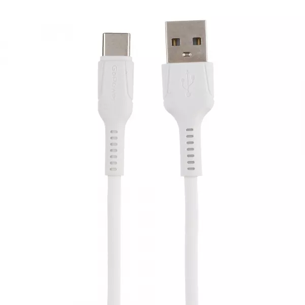 Кабель GP21T-2M USB (m)-Type-C (m) 3.0A 27W силикон белый, GoPower, 00-00028386  рис.2 