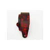 Leather 21 Ремень для гитары, кожаный, огонь, Fidel, FL60022L21L
