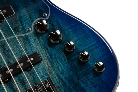 GB Series Бас-гитара, синяя, с чехлом, Cort, GB-Fusion-4-BB-wbag