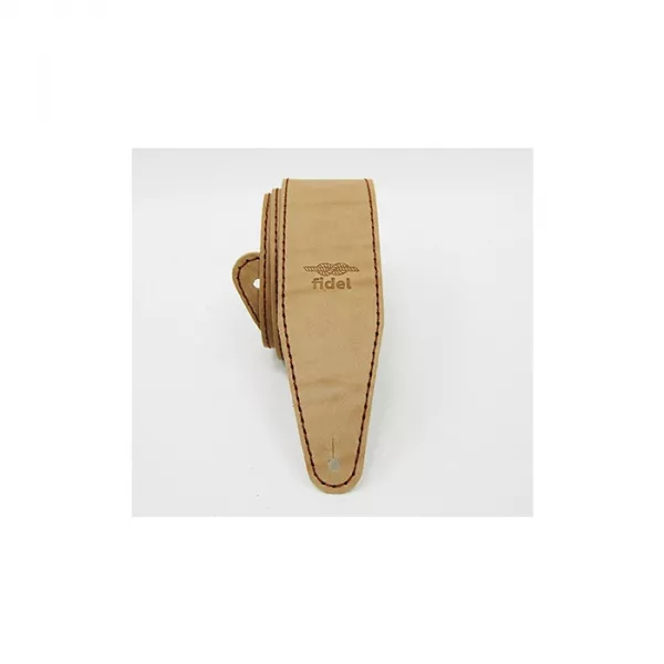 Leather 11 Ремень для гитары, кожаный, светлый орех, Fidel, FL66011L11  рис.2 
