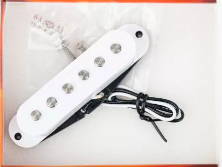 Звукосниматель магнитный, сингл, нековый, белый, Belcat, BS-01Neck-WH