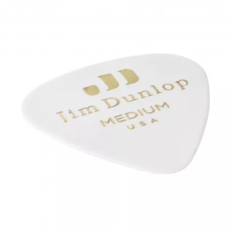 Genuine Celluloid Медиаторы, 12шт, средние, белые, Dunlop, 483P01MD