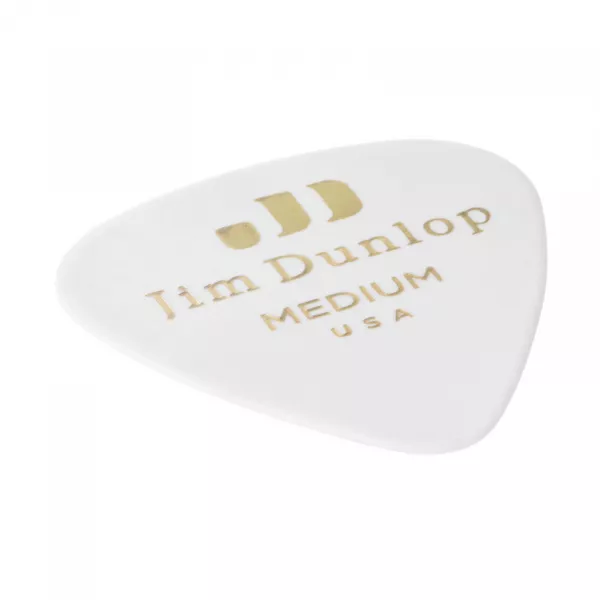 Genuine Celluloid Медиаторы, 12шт, средние, белые, Dunlop, 483P01MD  рис.2 