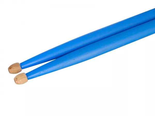 Colored Series QI 7A BLUE Барабанные палочки, орех гикори, синие, HUN, 10103009  рис.2 