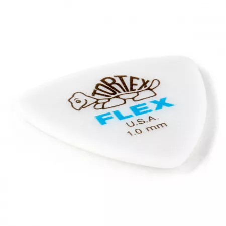 Tortex Flex Медиаторы, 6шт, толщина 1,00мм, треугольные, Dunlop, 456P1.0
