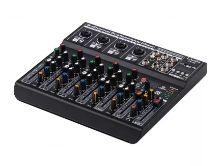 Микшерный пульт, 6 каналов, серия PRO, LAudio, FK-06